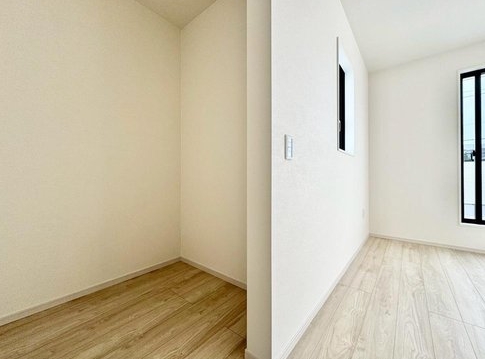 相模原市中央区田名の新築戸建てのウォークインクローゼットの写真