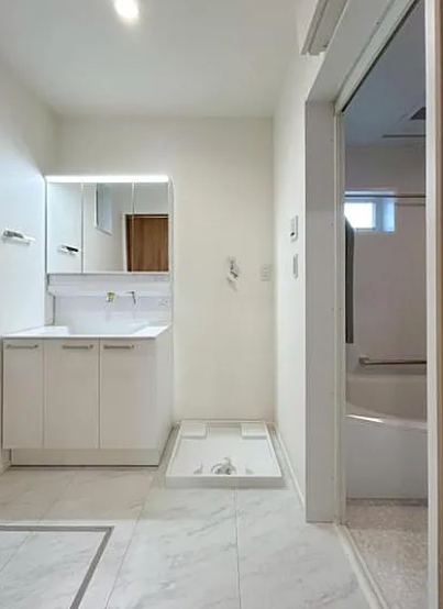 相模原市緑区東橋本3丁目の新築戸建て4号棟の洗濯機置場の写真