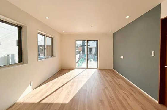 相模原市緑区東橋本3丁目の新築戸建て4号棟のリビングの写真