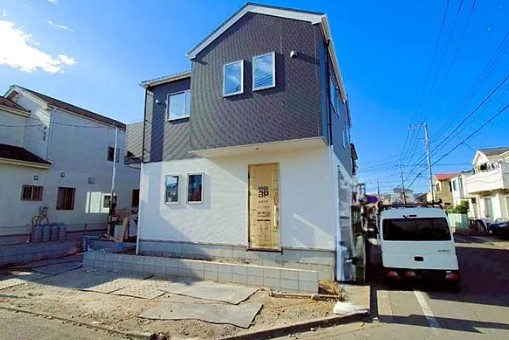 相模原市緑区二本松3丁目の新築戸建ての外観の写真