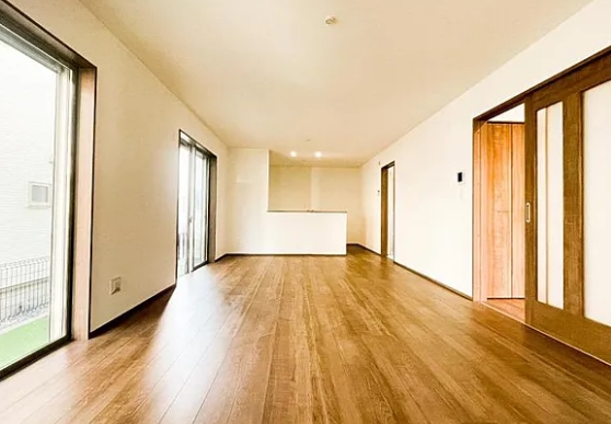 相模原市南区東大沼4丁目の新築戸建てC号棟のダイニングの写真