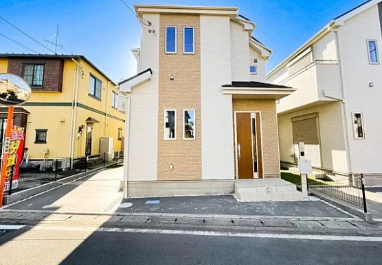 相模原市南区東大沼4丁目の新築戸建てD号棟の外観の写真