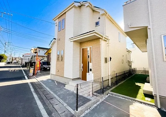 相模原市南区東大沼4丁目の新築戸建てD号棟の外観の写真