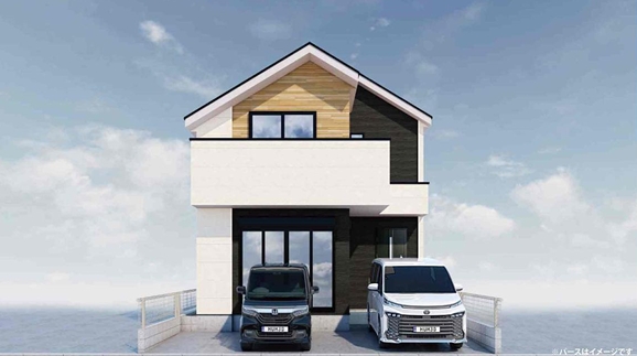 相模原市南区東林間8丁目の新築戸建ての外観の写真