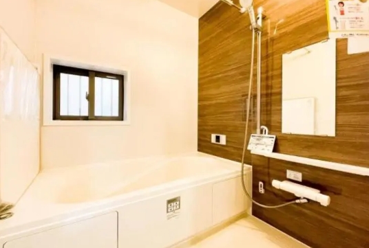 相模原市南区東大沼4丁目の新築戸建てA号棟のバスルームの写真