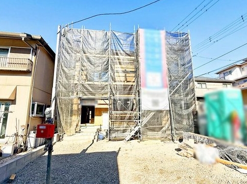 相模原市南区磯部の新築戸建ての外観の写真