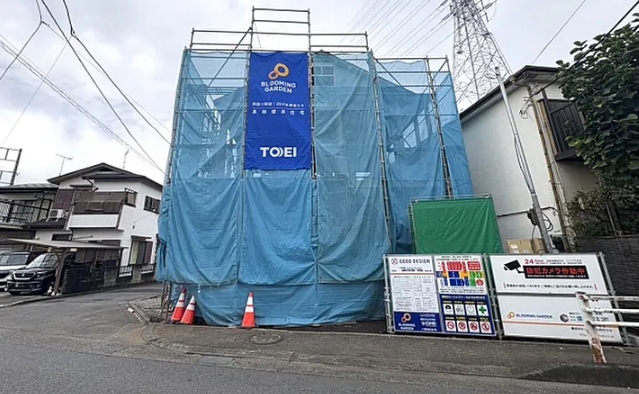 相模原市南区磯部の新築戸建ての外観の写真