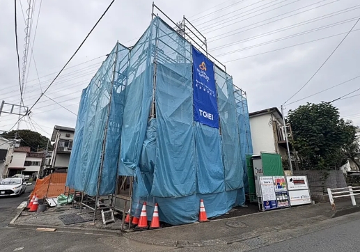 相模原市南区磯部の新築戸建ての外観の写真