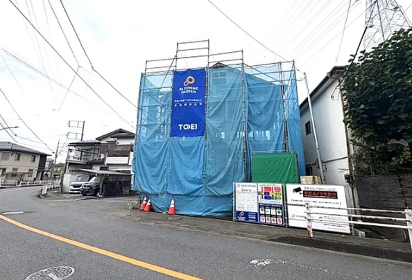 相模原市南区磯部の新築戸建ての外観の写真