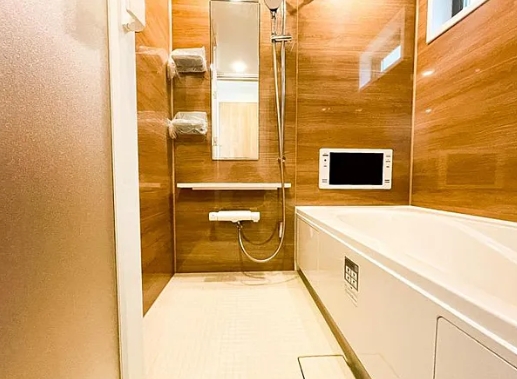 相模原市南区南台4丁目の新築戸建て1号棟のバスルームの写真