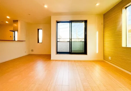 相模原市南区南台4丁目の新築戸建て1号棟のリビングの写真