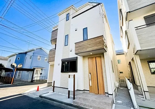 相模原市南区南台4丁目の新築戸建て1号棟の外観の写真