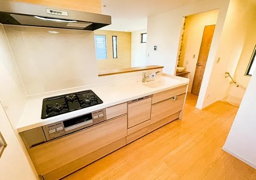 相模原市南区南台4丁目の新築戸建て1号棟のキッチンの写真