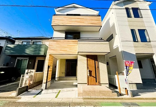 相模原市南区南台4丁目の新築戸建て2号棟の外観の写真