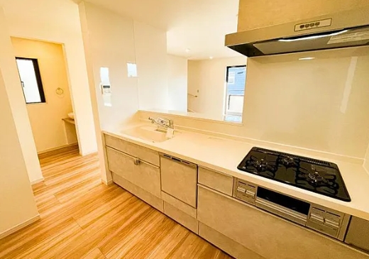相模原市南区南台4丁目の新築戸建て2号棟のキッチンの写真