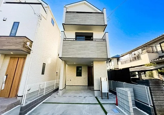 相模原市南区南台4丁目の新築戸建て3号棟の外観の写真