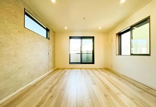 相模原市南区南台4丁目の新築戸建て3号棟のリビングの写真