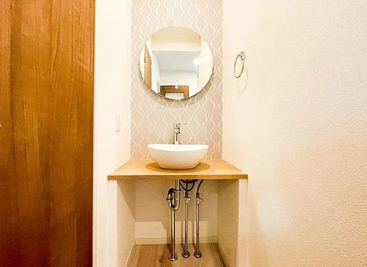 相模原市南区南台4丁目の新築戸建て3号棟の洗面化粧台2ｆの写真