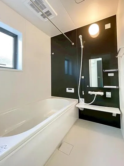 相模原市南区の新築戸建て1号棟のバスルームの写真