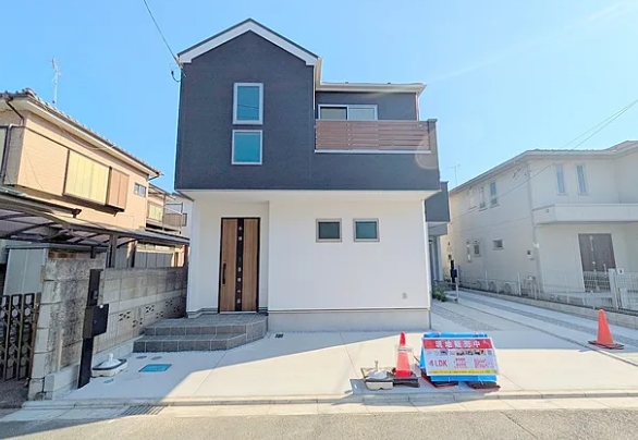 相模原市南区の新築戸建て1号棟の外観の写真