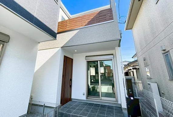 相模原市南区の新築戸建て2号棟の外観の写真