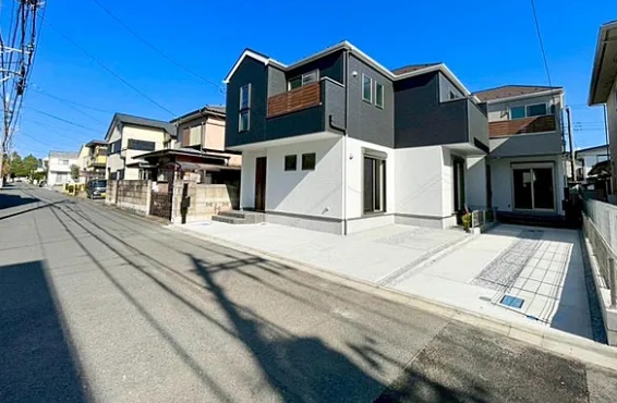 相模原市南区の新築戸建て2号棟の外観の写真