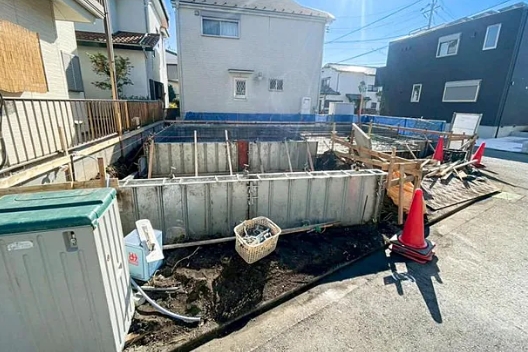 相模原市南区御園3丁目の新築戸建ての外観の写真