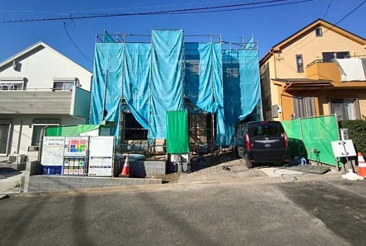 相模原市南区新戸の新築戸建ての外観の写真