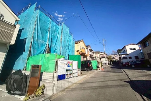 相模原市南区新戸の新築戸建ての外観の写真