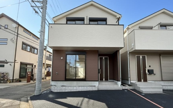 相模原市南区相南3の新築戸建て2号棟の外観の写真