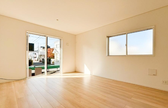 相模原市南区相南3の新築戸建て2号棟のリビングの写真