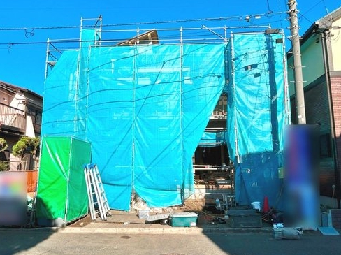 相模原市南区鵜野森2丁目の新築戸建ての外観の写真