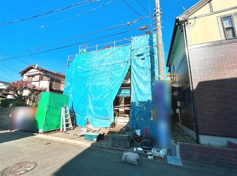 相模原市南区鵜野森2丁目の新築戸建ての外観の写真