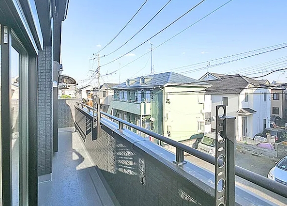 相模原市南区若松5丁目の新築戸建てのバルコニーの写真