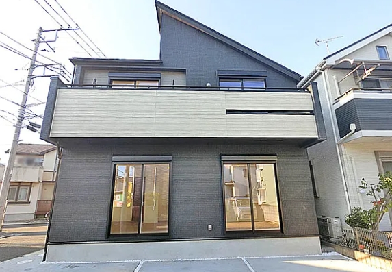 相模原市南区若松5丁目の新築戸建ての外観の写真