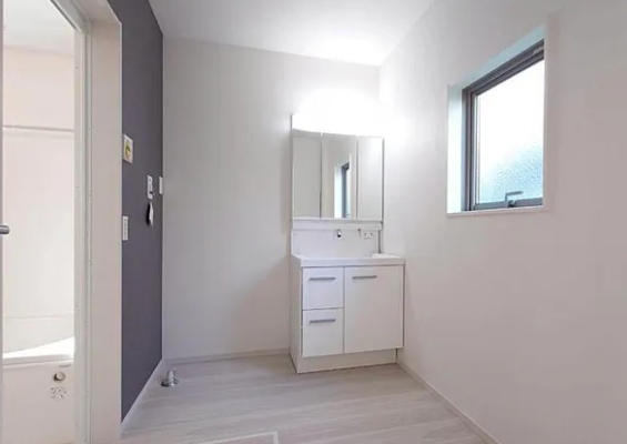 相模原市中央区光が丘2丁目の新築戸建て2号棟の洗濯機置場の写真