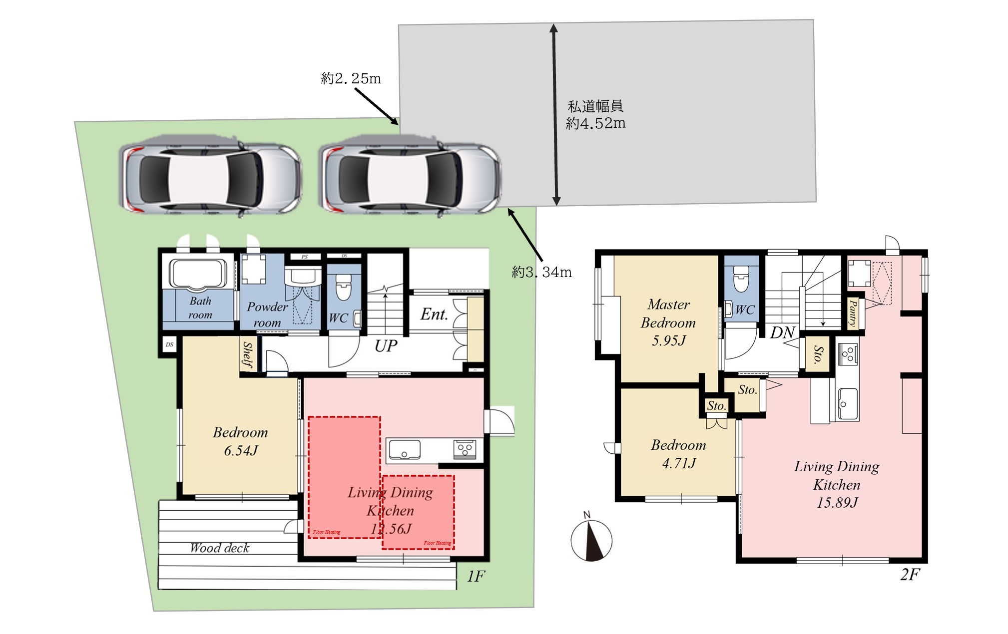 町田市鶴間1丁目の中古戸建ての間取の写真