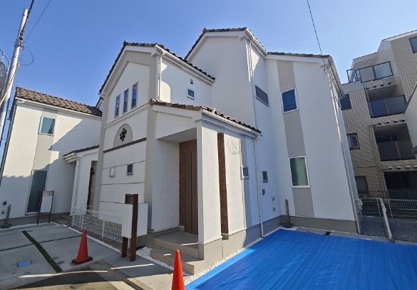 相模原市中央区上溝4丁目の新築戸建て6号棟の外観の写真