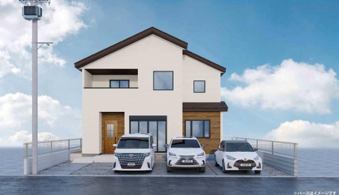 相模原市中央区東淵野辺2丁目の新築戸建ての外観の写真