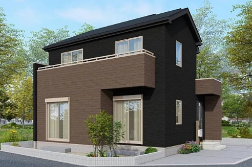 相模原市中央区星が丘2丁目の新築戸建て1号棟の外観の写真