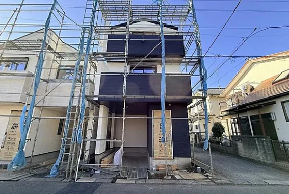 相模原市中央区淵野辺本町2丁目の新築戸建て1号棟の外観の写真