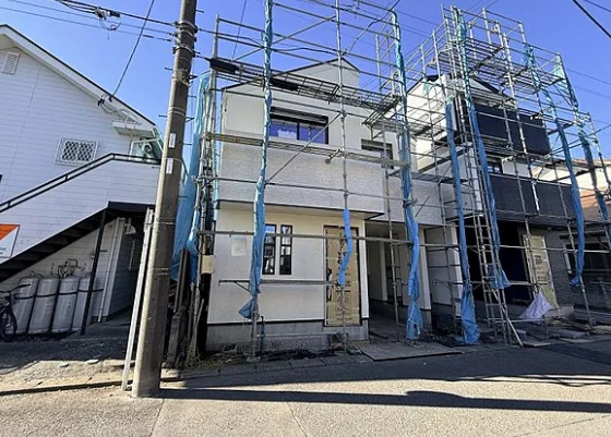 相模原市中央区淵野辺本町2丁目の新築戸建て2号棟の外観の写真