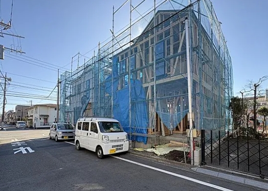 相模原市中央区富士見2丁目の新築戸建て2号棟の外観の写真