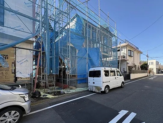 相模原市中央区富士見2丁目の新築戸建て2号棟の外観の写真