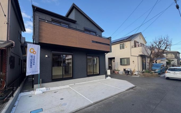 相模原市中央区上溝の新築戸建ての外観の写真