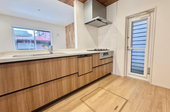 相模原市中央区上溝の新築戸建てのキッチンの写真