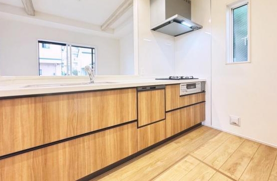 相模原市中央区上溝の新築戸建てのキッチンの写真