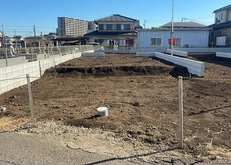 相模原市中央区上溝の新築戸建て1号棟の外観の写真