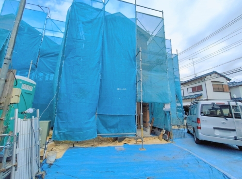 相模原市中央区上溝の新築戸建て2号棟の外観の写真