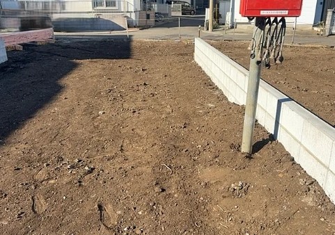 相模原市中央区上溝の新築戸建て2号棟の駐車場の写真